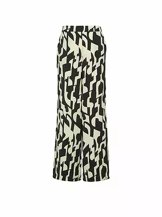S.OLIVER | Pantalón de pierna ancha | schwarz
